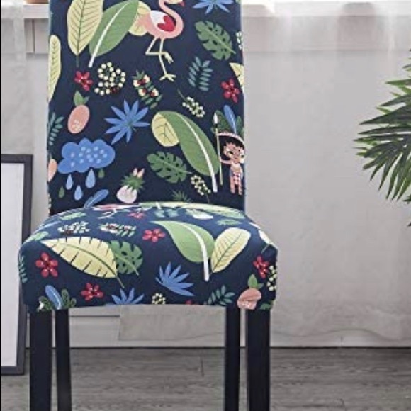 Hawaii flamingo chair covers set of 6 - Picture 1 of 6